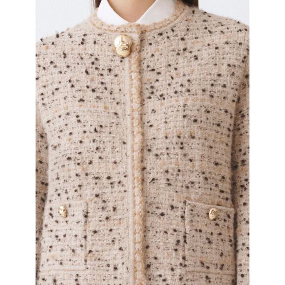 Fabiana Filippi Jacket Woman Beige